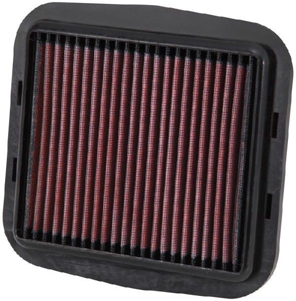 K&N Filters DU-1112 Air filter 25mm, 175mm, 185mm, Square, Long-life Filter
