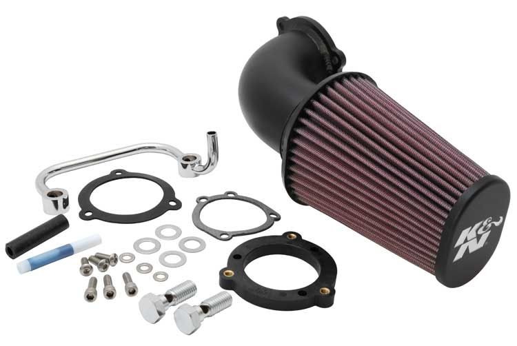 Sistema de filtro de ar desportivo K&N Filters 63-1126 SPORTSTER Moto Ciclomotor Maxi Scooter