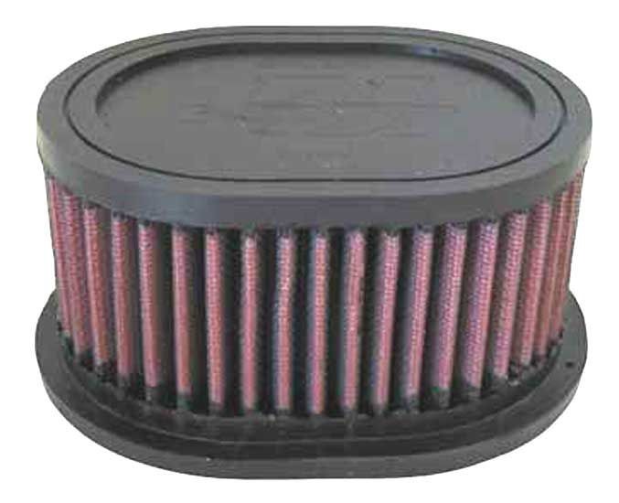 K&N Filters YA-6098 Air filter 76mm, 125mm, 159mm, oval, Long-life Filter