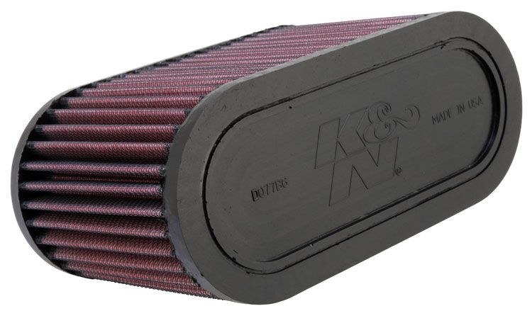 K&N Filters 116mm, 84mm, 197mm, oval, Long-life Filter Length: 197mm, Width: 84mm, Height: 116mm Engine air filter HA-1302 buy