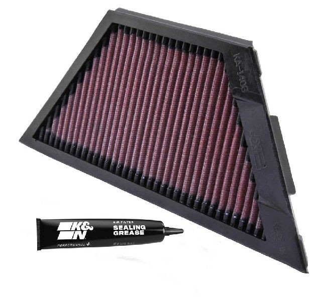 K&N Filters 22mm, 121mm, 286mm, Long-life FilterUnique Length: 286mm, Width: 121mm, Height: 22mm Engine air filter KA-1406 buy