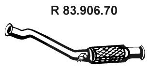 EBERSPÄCHER Length: 980mm, Front Exhaust Pipe 83.906.70 buy