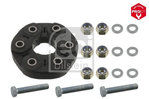 45723 FEBI BILSTEIN Drive shaft coupler CHRYSLER Ø: 137mm, with bolts/screws, with washers, with nuts