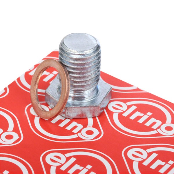 ELRING 455.740 Sealing Plug, oil sump M12x1,5x16, Spanner Size: 17 mm, 17, with seal ring