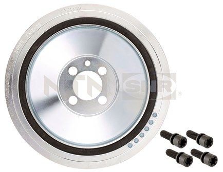 SNR DPF358.27K1 Crankshaft pulley Ø: 169mm, Number of ribs: 6, with rubber mount