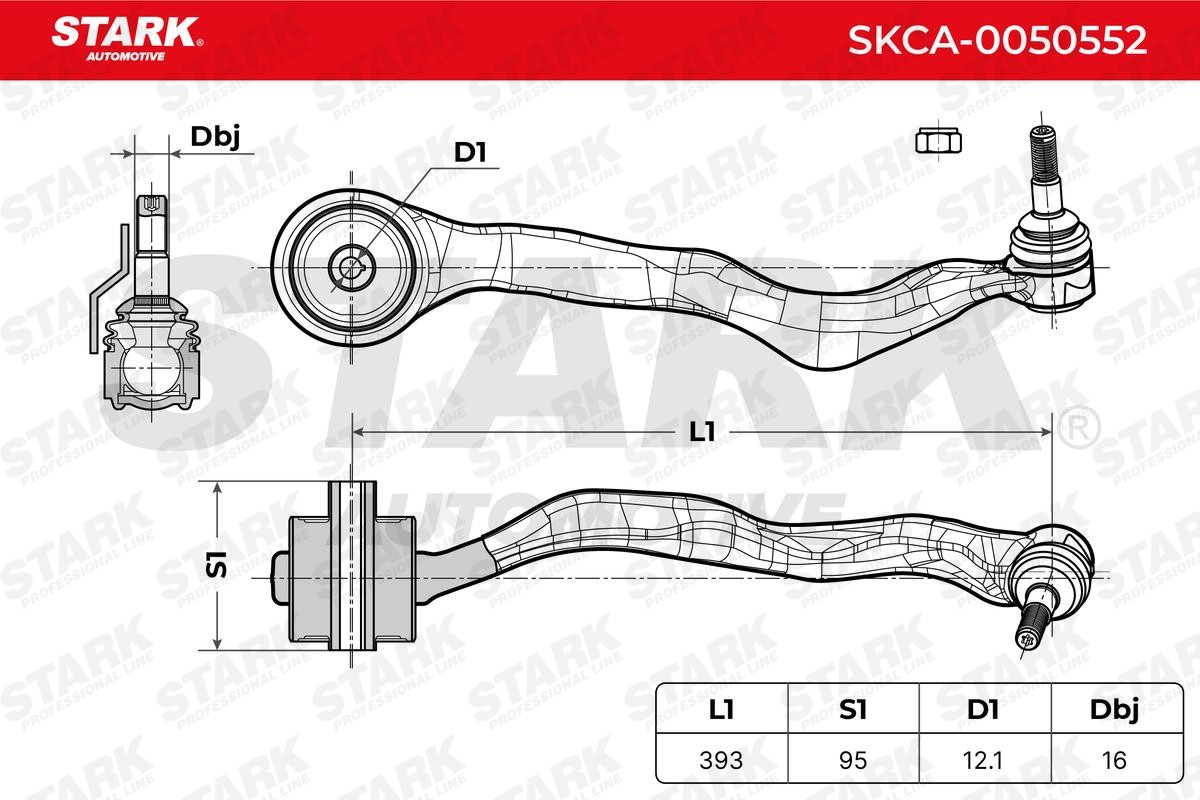 OEM-quality STARK SKCA-0050552 Suspension control arm