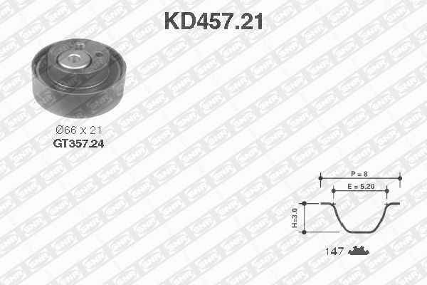 SNR Crankshaft pulley DPF358.13K1