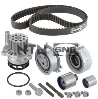 SNR Water pump and timing belt kit KDP457.730 Volkswagen TRANSPORTER 2012