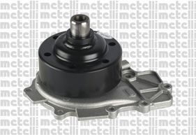 METELLI 24-1197 Water pump with seal, Mechanical, Metal, Water Pump Pulley Ø: 105 mm, for v-ribbed belt use