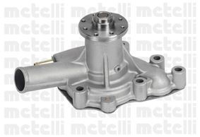 METELLI 24-0797 Water pump with seal, Mechanical, Grey Cast Iron, for v-ribbed belt use