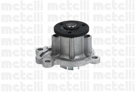 METELLI 24-1065 Water pump with seal, Mechanical, Metal, for v-ribbed belt use