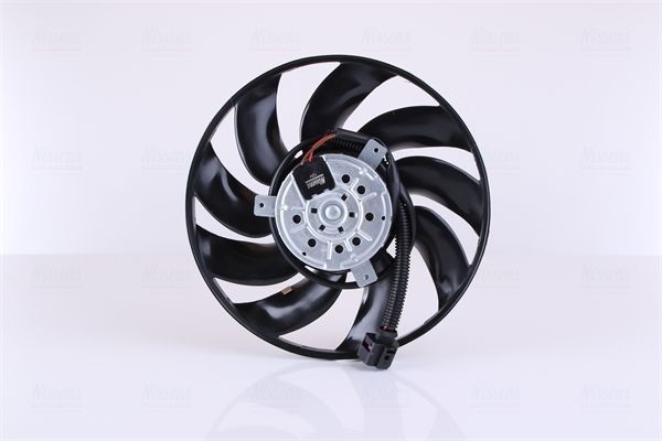 NISSENS 85806 Fan, radiator Ø: 281 mm, 12V, 210W, without integrated regulator