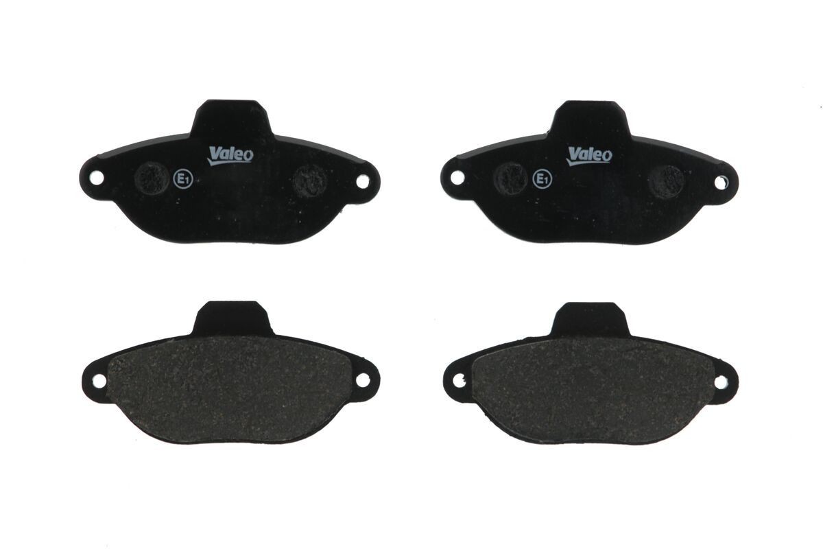 301012 Set of brake pads 301012 VALEO FIRST, Front Axle, excl. wear warning contact, without anti-squeak plate