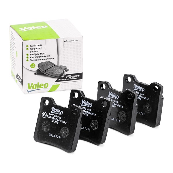 VALEO Brake pad kit 301063 for PEUGEOT 406, 607