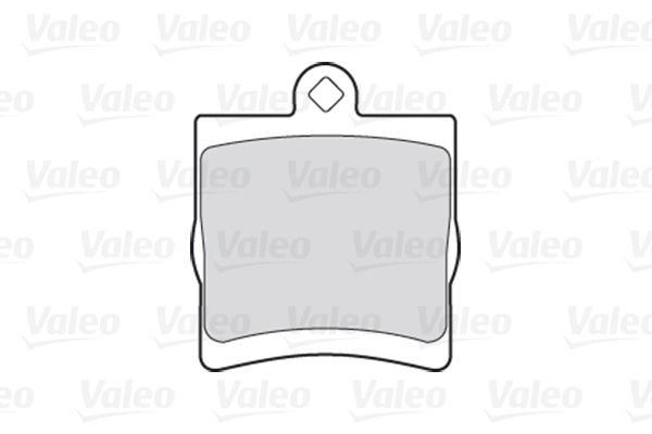 301444 Set of brake pads 301444 VALEO FIRST, Rear Axle, excl. wear warning contact, with anti-squeak plate