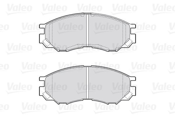 VALEO Brake pad kit 301522