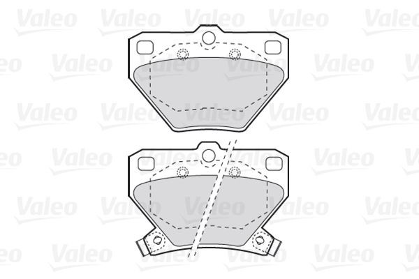 VALEO Brake pad kit 301577
