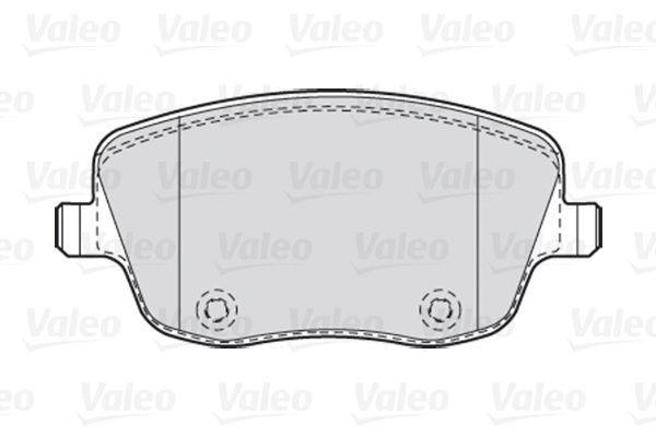 VALEO Brake pad kit 301667