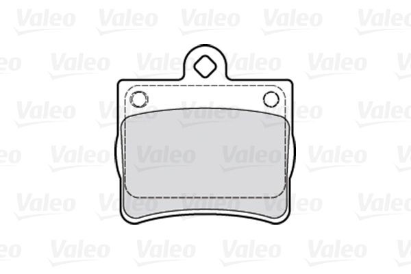 VALEO Brake pad kit 301763 suitable for W202