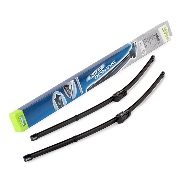 VALEO SILENCIO X.TRM 577865 Wiper blade 600 mm Front, Beam, with spoiler, for left-hand drive vehicles, Top Lock