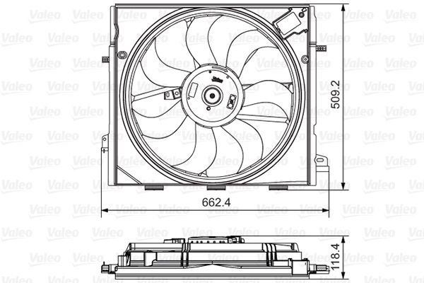 Original VALEO Air conditioner fan 696873 for MERCEDES-BENZ A-Class
