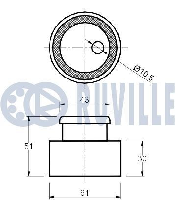RUVILLE Cone Size 12,8 mm Cone Size: 12,8mm Tie rod end 915075 buy