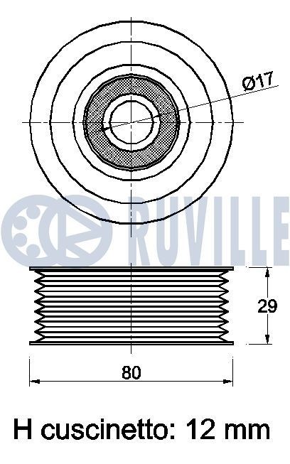 RUVILLE 915472 Rod Assembly 211 415 701H