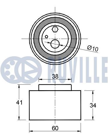 RUVILLE Cone Size 12,7 mm Cone Size: 12,7mm Tie rod end 915713 buy