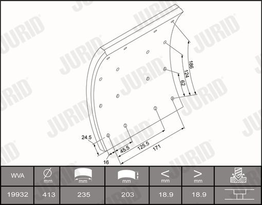 1993201820 Brake Lining Kit, drum brake JURID 1993201820 review and test