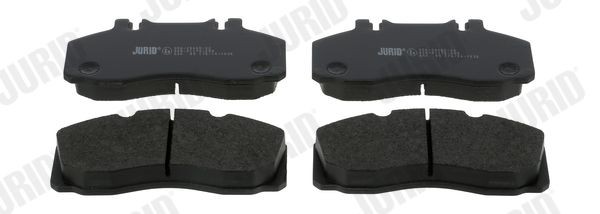 29065 JURID prepared for wear indicator Height 1: 86mm, Height: 86mm, Width: 175mm, Thickness: 22mm Brake pads 2906509560 buy