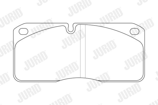 JURID Brake pad kit 2906709560