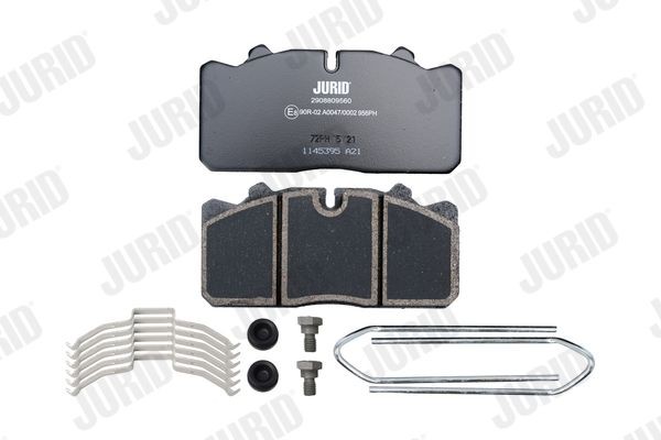 JURID Brake pad kit 2908809560