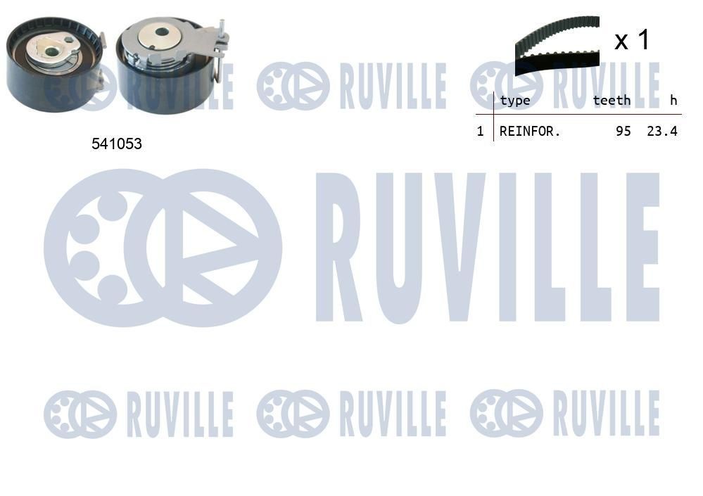 RUVILLE 57528 Tensioner pulley 276 200 0370