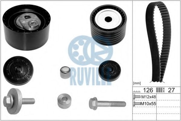 RUVILLE 5555576 Timing belt kit 130C13130R