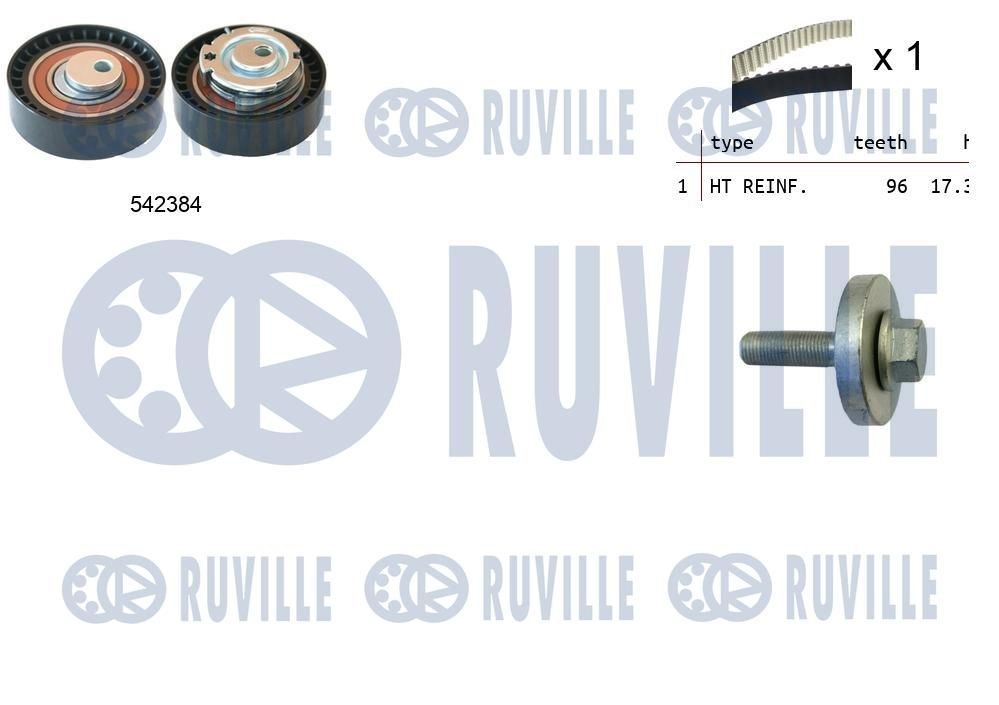 RUVILLE 5636471 Timing belt kit 06A 109 477 A