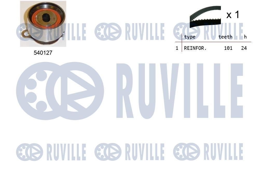 RUVILLE 57601 Tensioner pulley 1128 7 582 761