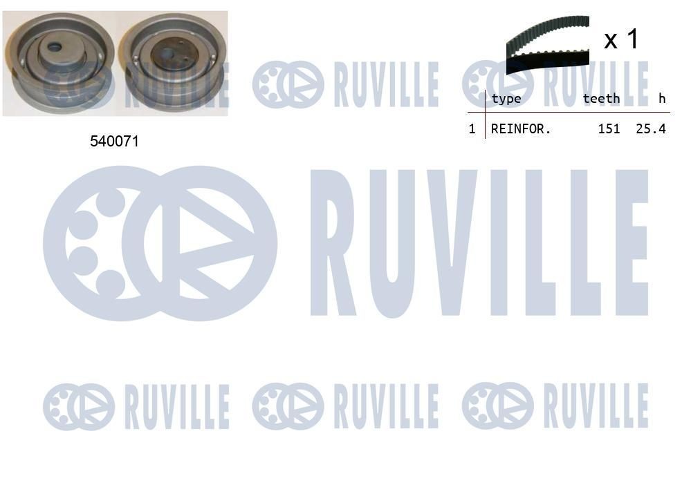 RUVILLE 57607 Fan belt tensioner BMW 5 Touring (F11) 518 d 143 hp Diesel 2014
