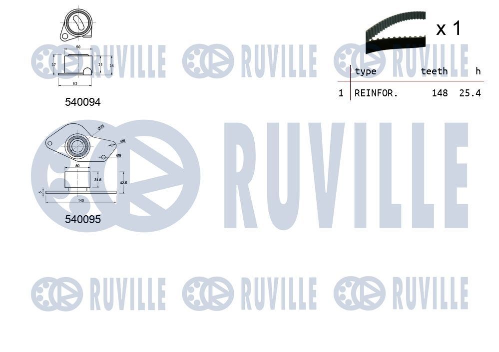 RUVILLE 67701 Water pump SUZUKI experience and price