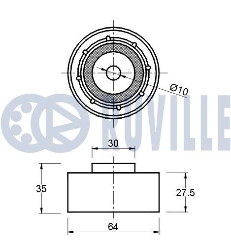RUVILLE TI 2002 5314D Wheel bearing kit 94535246