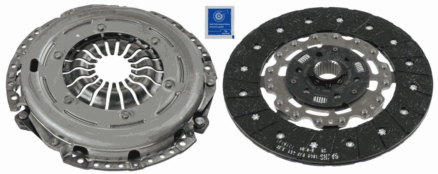 SACHS XTend without clutch release bearing, 240mm Ø: 240mm Clutch replacement kit 3000 970 075 buy