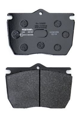 29016 TEXTAR 2901601 Brake pad set 500 01106