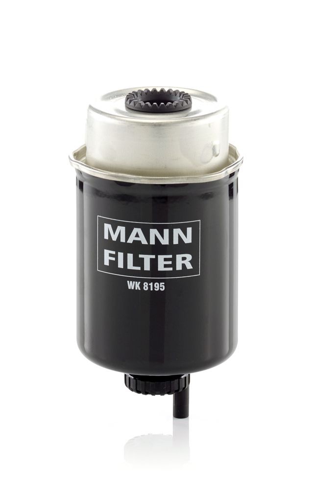 MANN-FILTER Spin-on Filter Height: 153mm Inline fuel filter WK 8195 buy