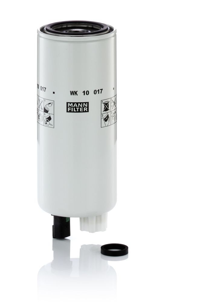 MANN-FILTER with seal Height: 249mm Inline fuel filter WK 10 017 x buy