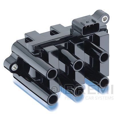 BREMI 4-pin connector, 12V, Block Ignition Coil Number of pins: 4-pin connector Coil pack 20397 buy