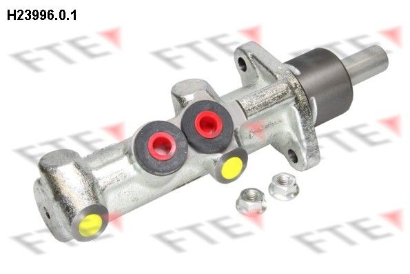 FTE Number of connectors: 2, Bore Ø: 9 mm, Piston Ø: 23,8 mm, Grey Cast Iron, M10x1 Master cylinder H23996.0.1 buy