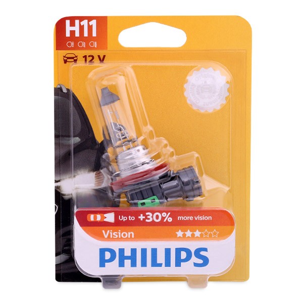 PHILIPS Vision 12362PRB1 Gloeilamp, verstraler H11 12V 55W PGJ19-2, Halogeen