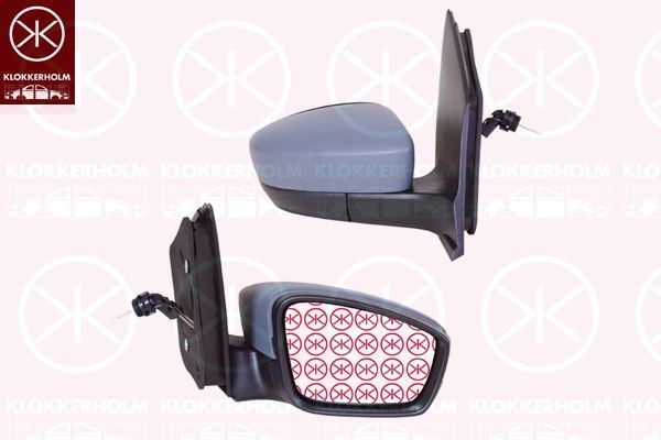 KLOKKERHOLM Right, primed, Control: cable pull, Convex Side mirror 95161024 buy