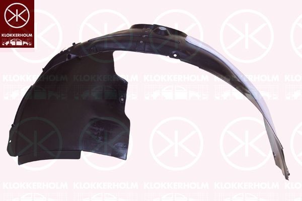 Track control arm KLOKKERHOLM with ball joint, Front Axle Right, Control Arm - 3136362
