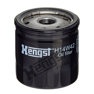Original HENGST FILTER 4104100000 Engine oil filter H14W42 for RENAULT CLIO
