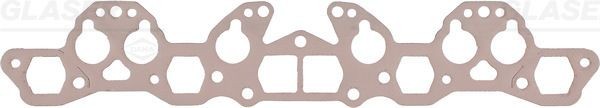 Great value for money - GLASER Gasket, intake / exhaust manifold X89808-01